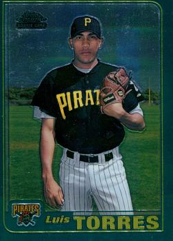 2001 Topps Traded & Rookies - Chrome #T249 Luis Torres Front