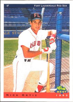 1993 Classic Best Fort Lauderdale Red Sox #19 Nick Ortiz Front