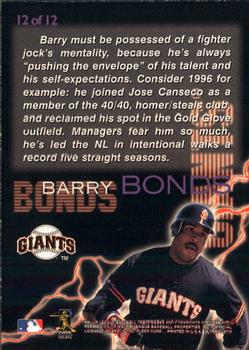 1997 Ultra - Power Plus (Series Two) #12 Barry Bonds Back