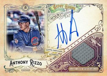 2017 Topps Gypsy Queen - Autograph Garments #AG-AR Anthony Rizzo Front