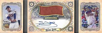 2017 Topps Gypsy Queen - Autograph Patch Book #APB-MS Miguel Sano Front