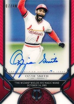 2017 Topps Tribute - Walk-Off Autographs Red #WOA-OS Ozzie Smith Front