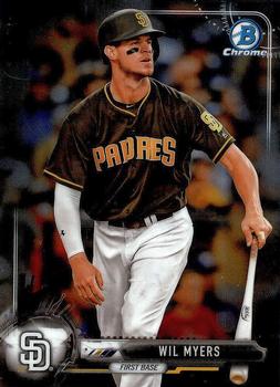 2017 Bowman Chrome #11 Wil Myers Front