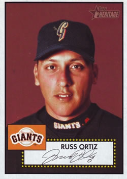 2001 Topps Heritage #127 Russ Ortiz Front
