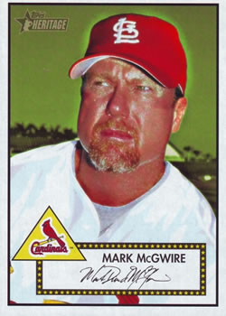2001 Topps Heritage #129 Mark McGwire Front