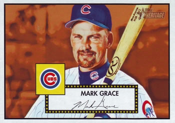 2001 Topps Heritage #130 Mark Grace Front
