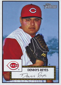 2001 Topps Heritage #158 Dennys Reyes Front