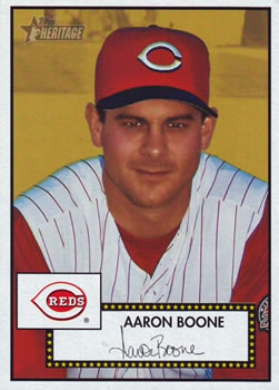 2001 Topps Heritage #371 Aaron Boone Front