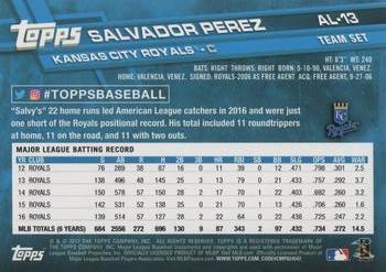 2017 Topps American League Standouts #AL-13 Salvador Perez Back