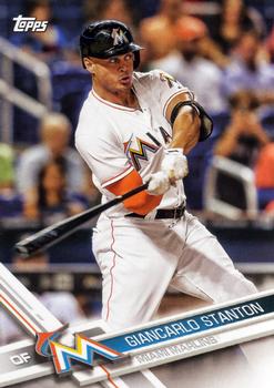 2017 Topps National League Standouts #NL-15 Giancarlo Stanton Front