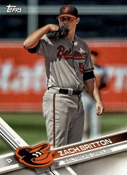 2017 Topps Baltimore Orioles #BAL-8 Zach Britton Front