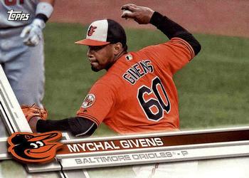 2017 Topps Baltimore Orioles #BAL-14 Mychal Givens Front