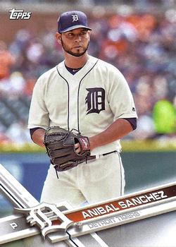 2017 Topps Detroit Tigers #DET-3 Anibal Sanchez Front