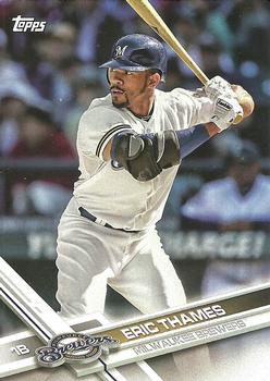 2017 Topps Milwaukee Brewers #MIL-15 Eric Thames Front
