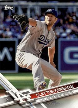2017 Topps Los Angeles Dodgers #LAD-1 Clayton Kershaw Front
