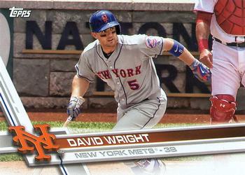 2017 Topps New York Mets #NYM-7 David Wright Front