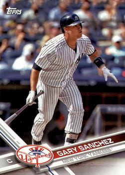 2017 Topps New York Yankees #NYY-13 Gary Sanchez Front