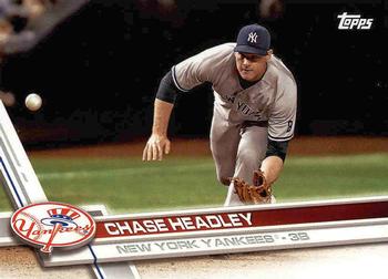 2017 Topps New York Yankees #NYY-15 Chase Headley Front