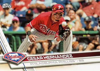 2017 Topps Philadelphia Phillies #PHI-4 Cesar Hernandez Front