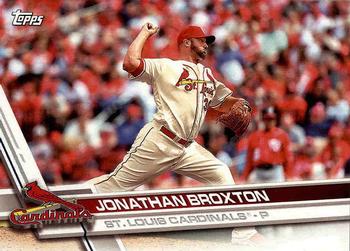 2017 Topps St. Louis Cardinals #STL-15 Jonathan Broxton Front