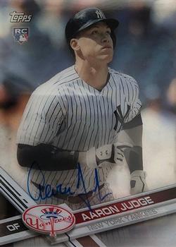 2017 Topps Clearly Authentic #CAAU-AJ Aaron Judge Front