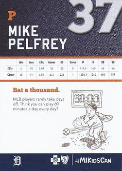 2017 Detroit Tigers Kids Opening Day #NNO Mike Pelfrey Back