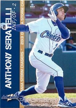 2013 Brandt Omaha Storm Chasers #2 Anthony Seratelli Front