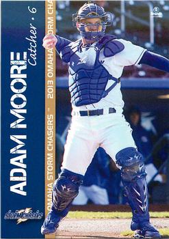 2013 Brandt Omaha Storm Chasers #5 Adam Moore Front