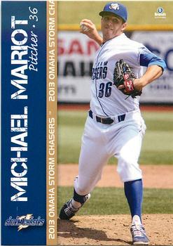 2013 Brandt Omaha Storm Chasers #21 Michael Mariot Front