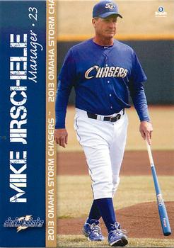 2013 Brandt Omaha Storm Chasers #27 Mike Jirschele Front