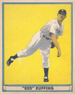 1941 Play Ball #20 Red Ruffing Front