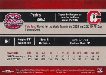 2012 Grandstand Southern League All-Stars North Division #NNO Pedro Baez Back