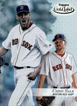 2017 Topps Gold Label #80 Chris Sale Front