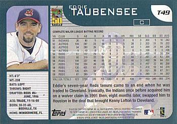2001 Topps Traded & Rookies #T49 Eddie Taubensee Back