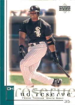 2001 UD Reserve #73 Frank Thomas Front