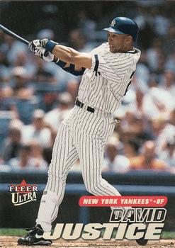 2001 Ultra #47 David Justice Front