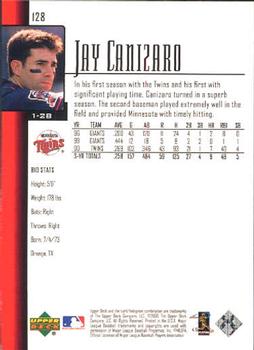 2001 Upper Deck #128 Jay Canizaro Back