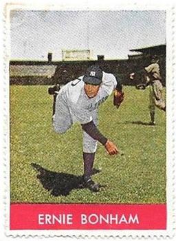 1944 New York Yankees Color Stamps #NNO Ernie Bonham Front