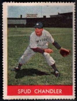 1944 New York Yankees Color Stamps #NNO Spud Chandler Front