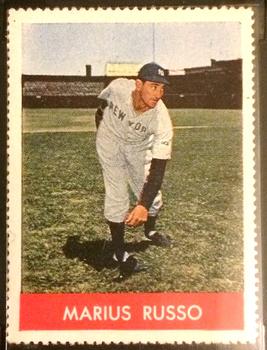 1944 New York Yankees Color Stamps #NNO Marius Russo Front