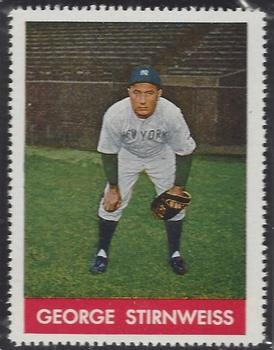 1944 New York Yankees Color Stamps #NNO George Stirnweiss Front