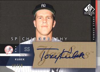 2003 SP Authentic - Chirography Yankees Stars Gold #TK Tony Kubek Front