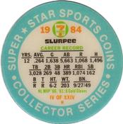 1984 7-Eleven Super Star Sports Coins: East Region #IV H Mike Schmidt Back