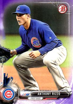 2017 Bowman - Purple #36 Anthony Rizzo Front