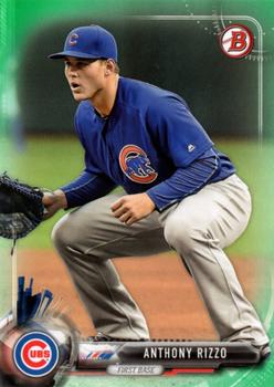 2017 Bowman - Green #36 Anthony Rizzo Front