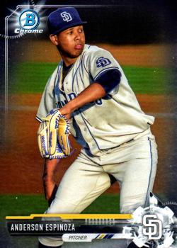 2017 Bowman - Chrome Prospects #BCP54 Anderson Espinoza Front