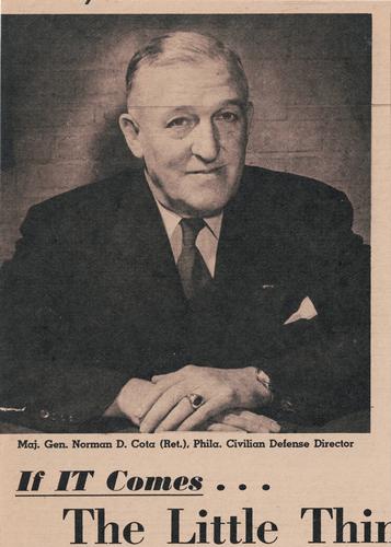 1950 Philadelphia Inquirer Philadelphia Phillies #NNO Kenneth Alphonse Heintzelman Back