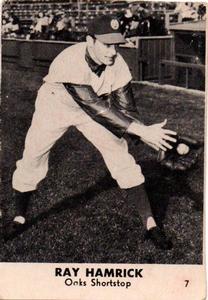 1948 Smith's Oakland Oaks #7 Ray Hamrick Front