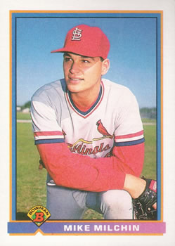 1991 Bowman #397 Mike Milchin Front