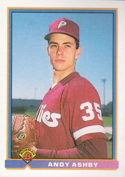 1991 Bowman #485 Andy Ashby Front
